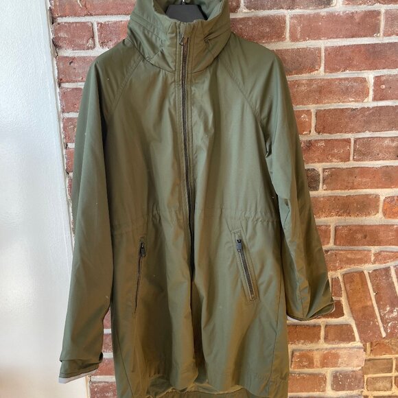 Aritzia The Group Babaton Raindrop Green Anorak, Size XS - Picture 6 of 12